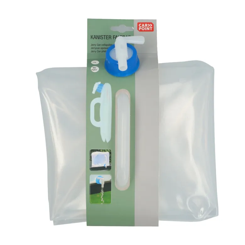 Carpoint opvouwbare jerrycan met kraan - 10 Liter