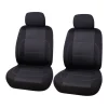 Carpoint Paris 4-delige stoelhoesset - Black/Grey