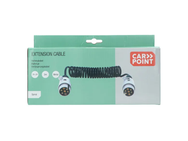Carpoint 7-polige Spiraal Trailer Kabel
