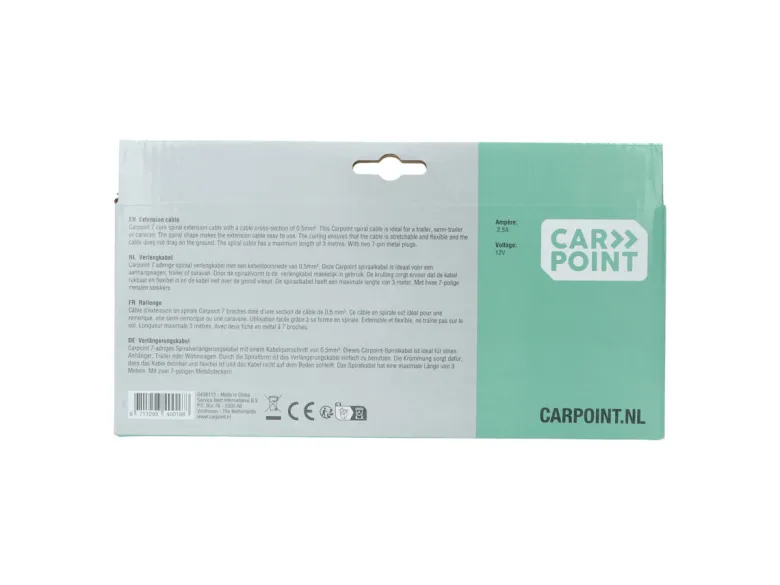 Carpoint 7-polige Spiraal Trailer Kabel