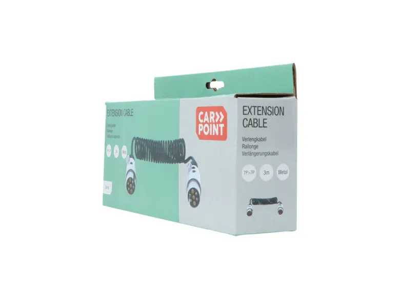 Carpoint 7-polige Spiraal Trailer Kabel