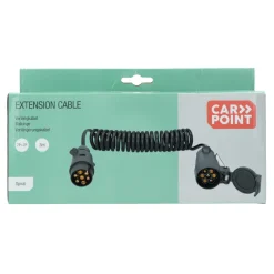 Carpoint 7-polige spiraal verlengkabel - 3 meter