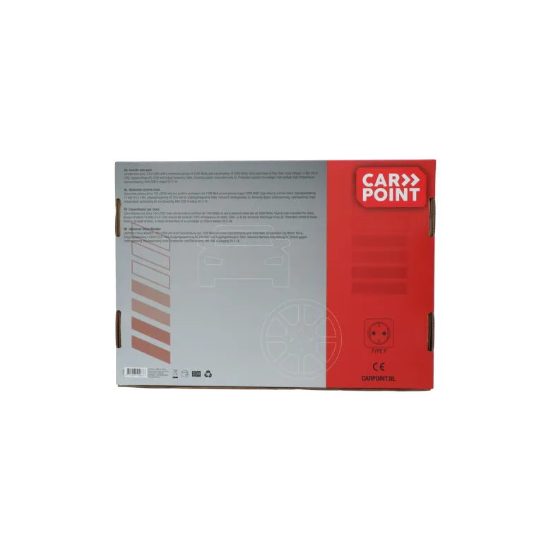Carpoint Pure Sinus omvormer - 1500 watt