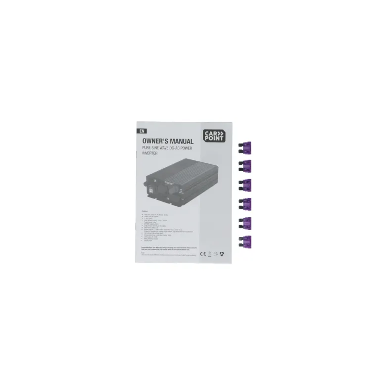 Carpoint Pure Sinus omvormer - 1500 watt