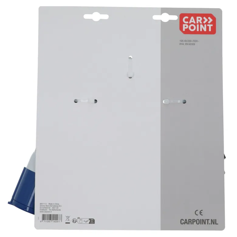 Carpoint Schuko naar CEE adapterkabel - 150 cm