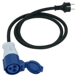 Carpoint Schuko naar CEE adapterkabel - 150 cm