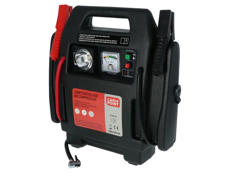 Carpoint 12V/17AH jumpstarter met compressor