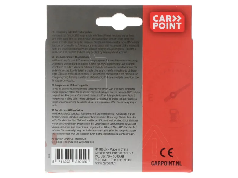 Carpoint V16 Noodverlichting
