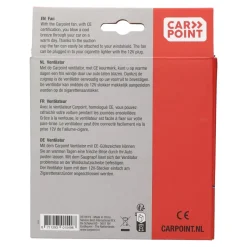 Carpoint 12 volt ventilator met zuignap