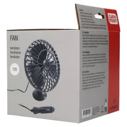 Carpoint 12 volt ventilator met zuignap