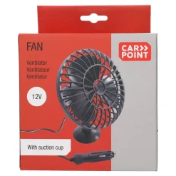 Carpoint 12 volt ventilator met zuignap
