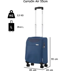 CarryOn Air 55 cm handbagage koffer - Blue