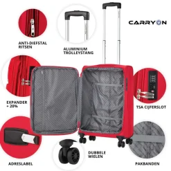 CarryOn Air 55 cm handbagage koffer - Red