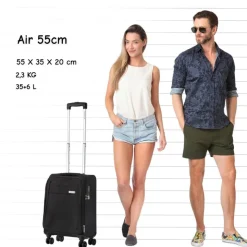 CarryOn Air 55 cm handbagage koffer - Black