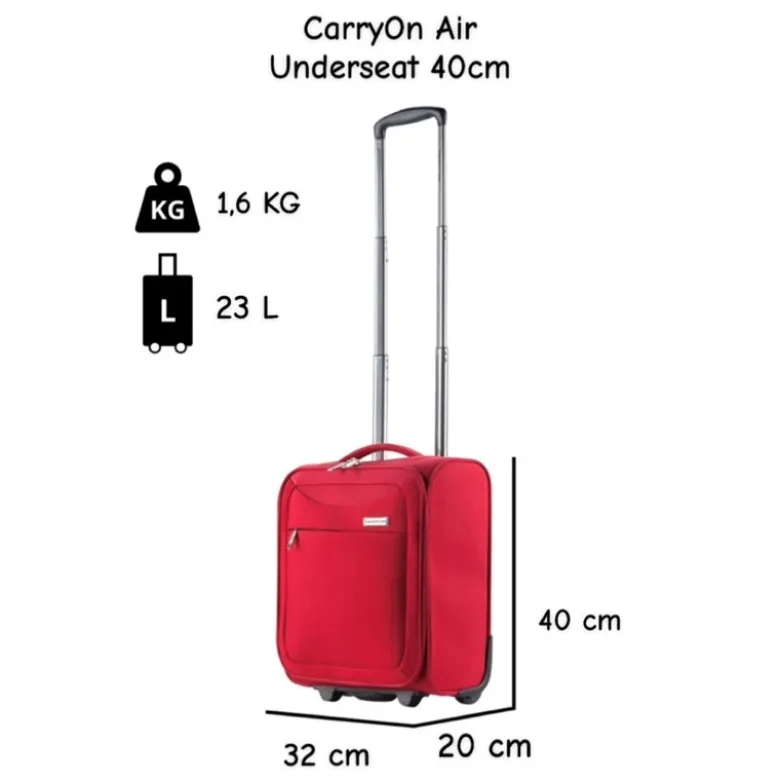 CarryOn Air Underseat 40 cm koffer - Red