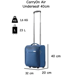 CarryOn Air Underseat 40 cm koffer - Blue