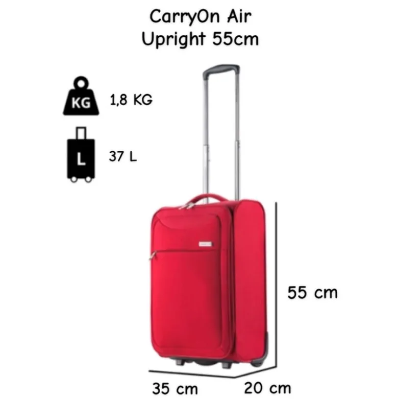 CarryOn Air Upright 55 cm handbagage koffer - Red