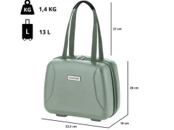 CarryOn Skyhopper beautycase koffer - Green