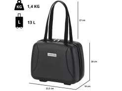 CarryOn Skyhopper beautycase koffer - Black