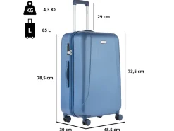 CarryOn Skyhopper 78 cm reiskoffer - Blue