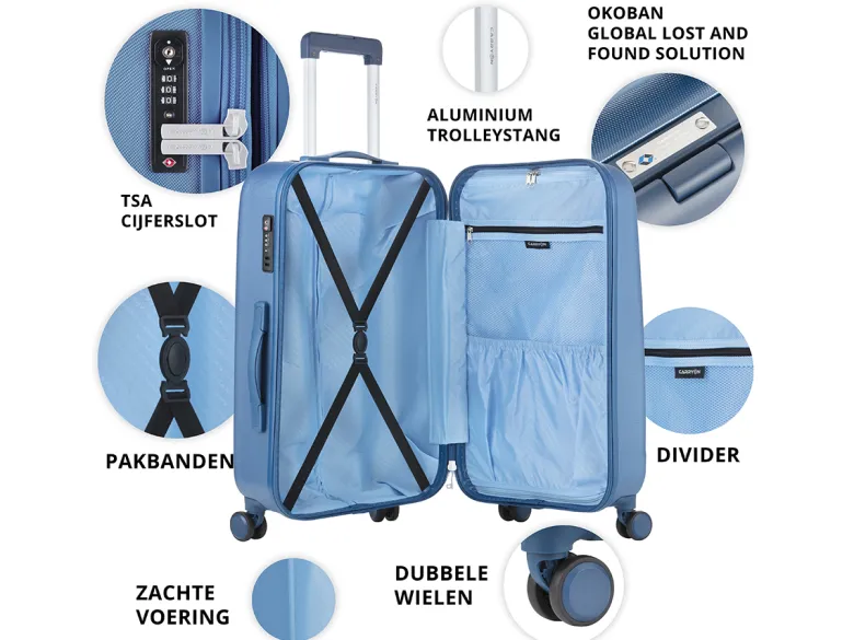 CarryOn Skyhopper 55 cm reiskoffer - Blue