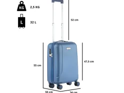 CarryOn Skyhopper 55 cm reiskoffer - Blue