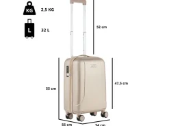 CarryOn Skyhopper 55 cm reiskoffer - Champagne