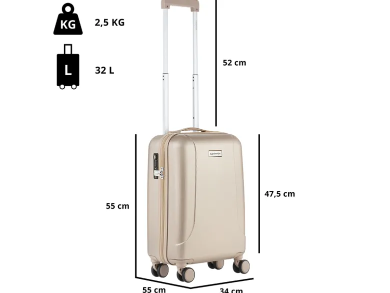 CarryOn Skyhopper 55 cm reiskoffer - Champagne