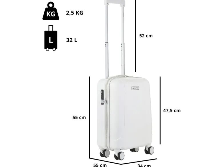 CarryOn Skyhopper 55 cm reiskoffer - White