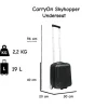 CarryOn Skyhopper Underseat 40 cm reiskoffer - Black