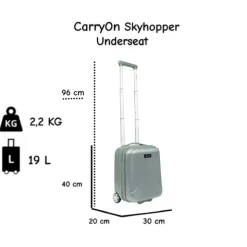 CarryOn Skyhopper Underseat 40 cm reiskoffer - Green