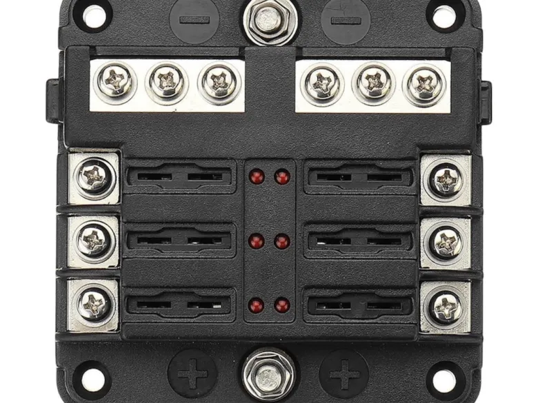 Car Systems 6 steekzekeringen houder met LED
