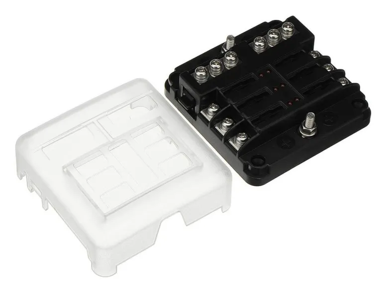 Car Systems 6 steekzekeringen houder met LED
