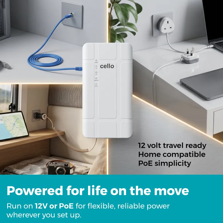 Cello 4G LTE Wi-Fi buitenrouter