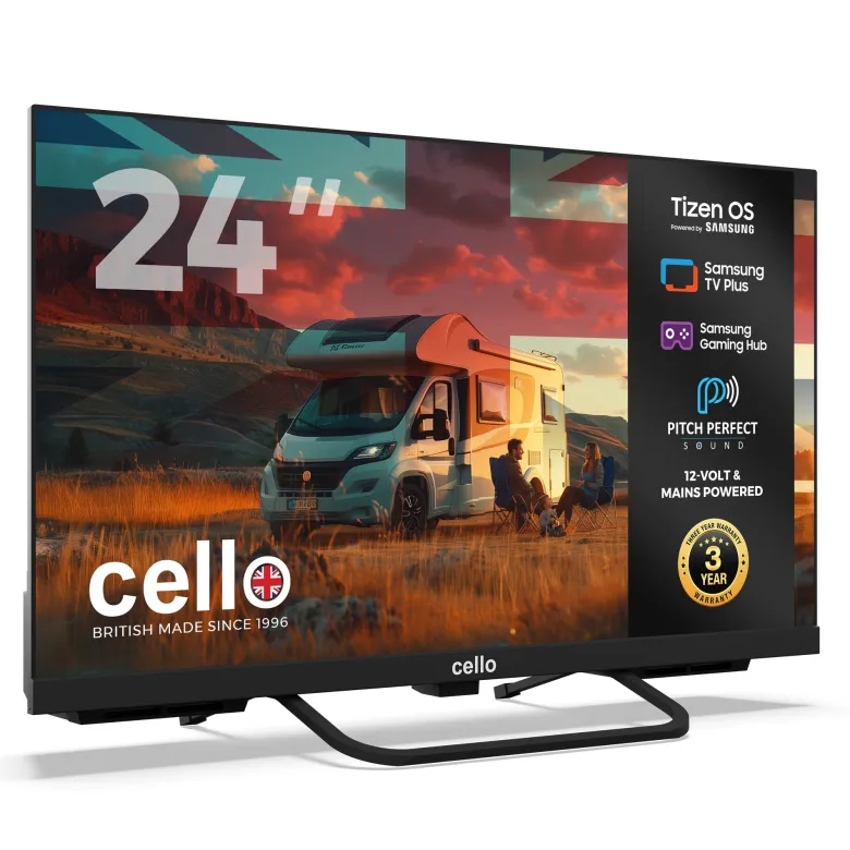 Cello Traveller 12-volt Smart LED televisie - 24 inch