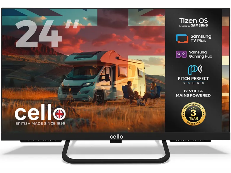 Cello Traveller 12-volt Smart LED televisie - 24 inch