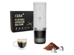CERA+ Cerapresso draagbare elektrische espressomachine - White