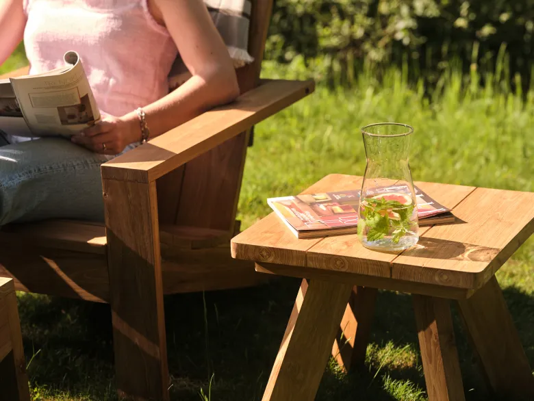 Chill-Dept. Grizzly Teakhout bijzettafel