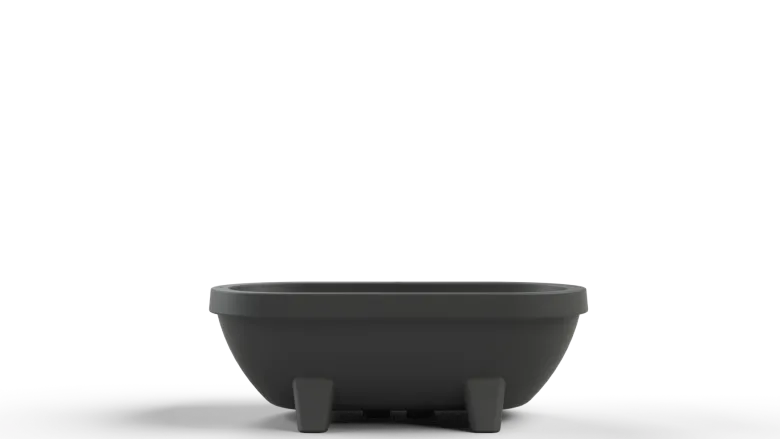 Chill-Dept. Lagoon outdoor badkuip - Anthracite