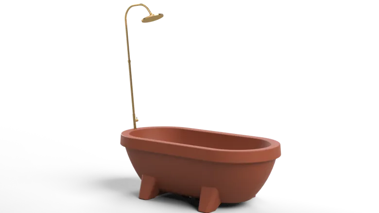 Chill-Dept. Lagoon Outdoor Douche - Gold