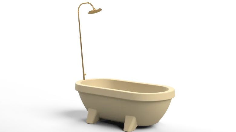 Chill-Dept. Lagoon Outdoor Douche - Gold