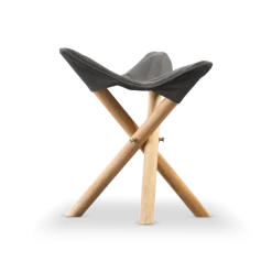 Chill Dept White Horse Charcoal vouwstoel