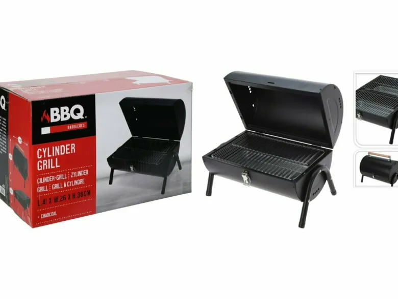 Cilinder tafelmodel kolenbarbecue