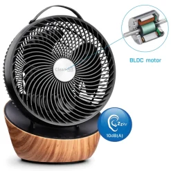 Clean Air Optima CA403 Smart Circulator Ventilator - Wood Design
