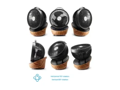 Clean Air Optima CA403 Smart Circulator Ventilator - Wood Design