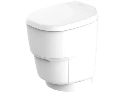 Clesana C1 droogtoilet met ronde basis - White