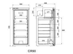 CN Comfort CR90 compressor koelkast