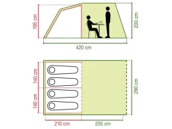 Coleman Coastline 4 Deluxe tunneltent