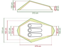 Coleman Cobra 3 trekkerstent