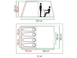 Coleman Cook 4 tunneltent